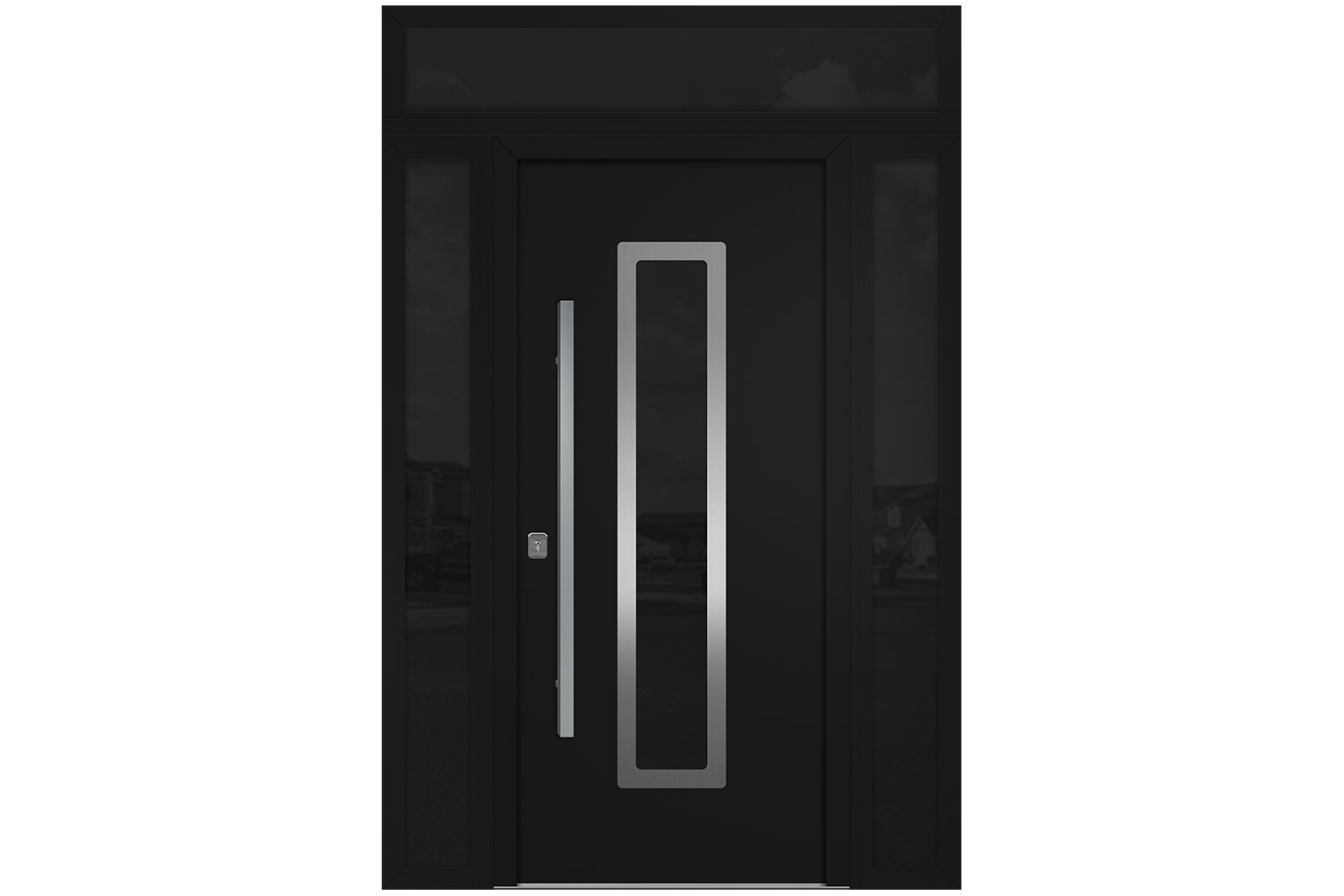 Nova Inox S1 Black Exterior Door Buy Doors Online My City Doors