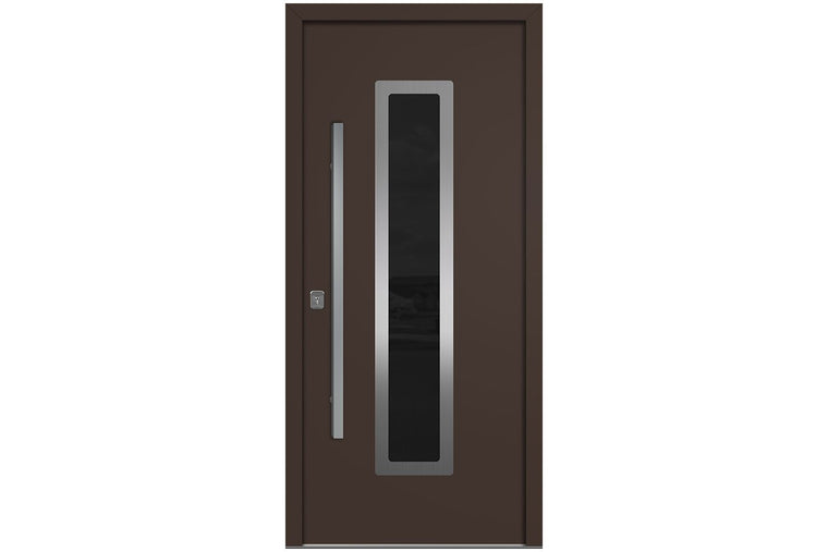 Nova Inox S1 Brown Exterior Door