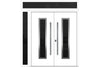 Nova Inox S1 White Exterior Door | Double Door | Buy Doors Online
