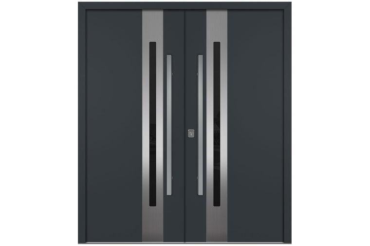 Nova Inox S2 Gray Exterior Door | Double Door