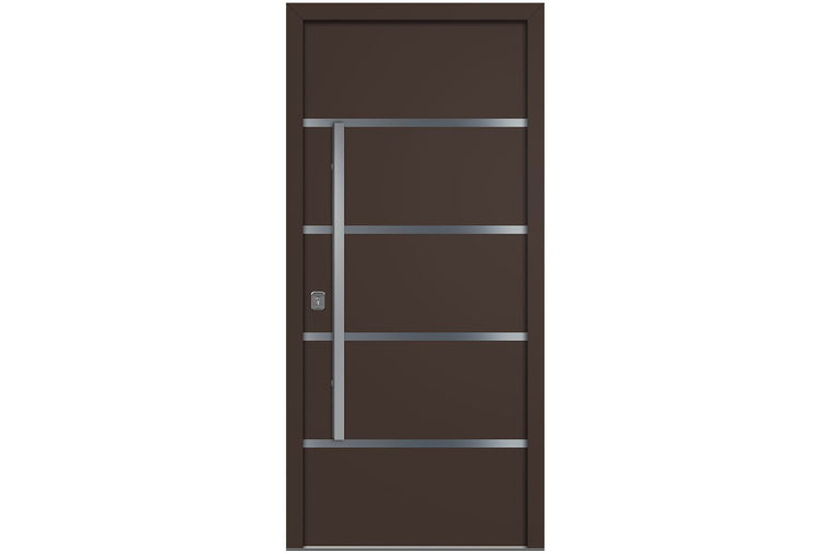 Nova Inox S3 Brown Exterior Door
