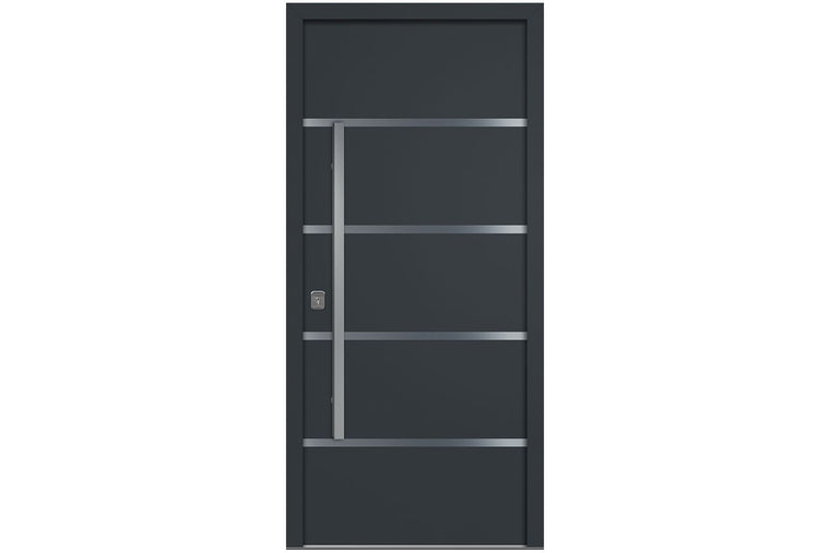 Nova Inox S3 Grey Exterior Door