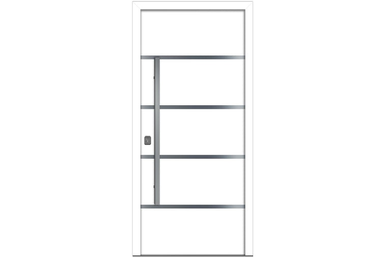 Nova Inox S3 White Exterior Door