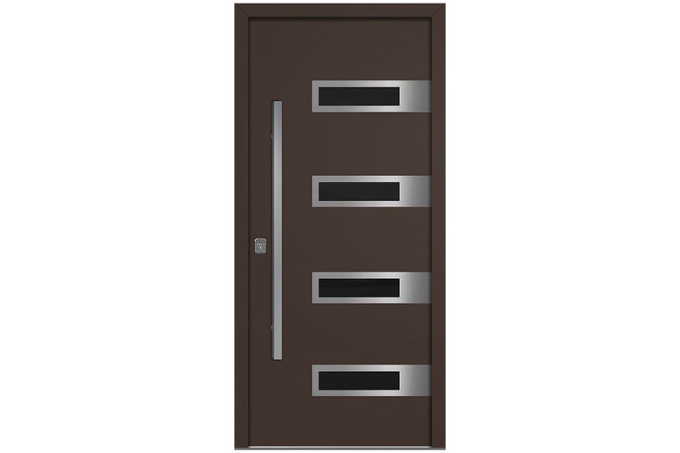 Nova Inox S4 Brown Exterior Door