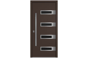 Nova Inox S4 Brown Exterior Door | Buy Doors Online