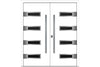 Nova Inox S4 White Exterior Door | Double Door | Buy Doors Online 