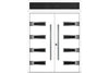 Nova Inox S4 White Exterior Door | Double Door | Buy Doors Online 