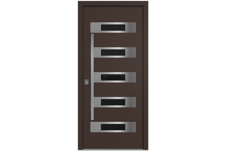Nova Inox S5 Brown Exterior Door