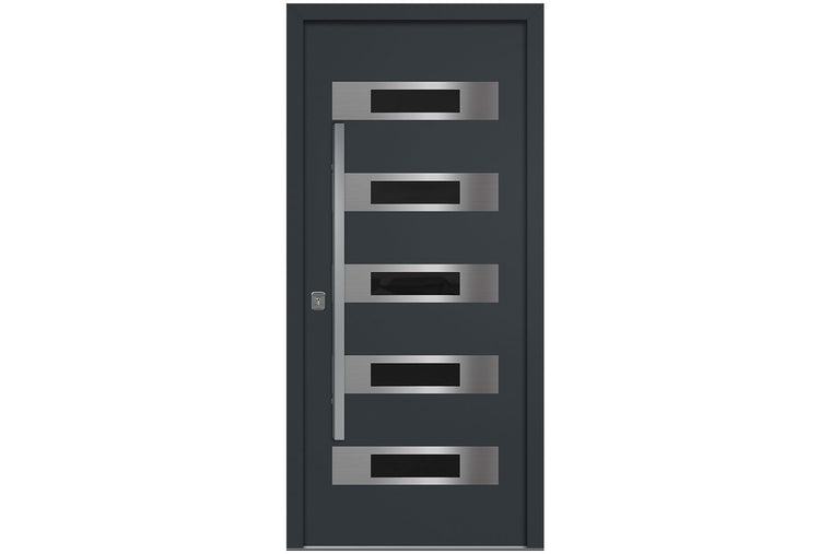 Nova Inox S5 Gray Exterior Door
