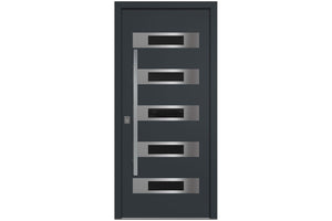 Nova Inox S5 Gray Exterior Door | Buy Doors Online