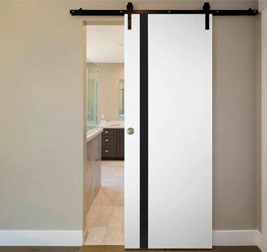 Nova Italia Alaskan White Laminate Interior Door | Barn Door