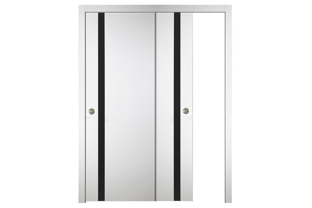 Nova Italia Alaskan White Laminate Interior Door | ByPass Door | Buy Doors Online