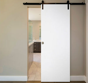 Nova Italia Flush 01 Alaskan White Laminate Interior Door | Barn Door | Buy Doors Online