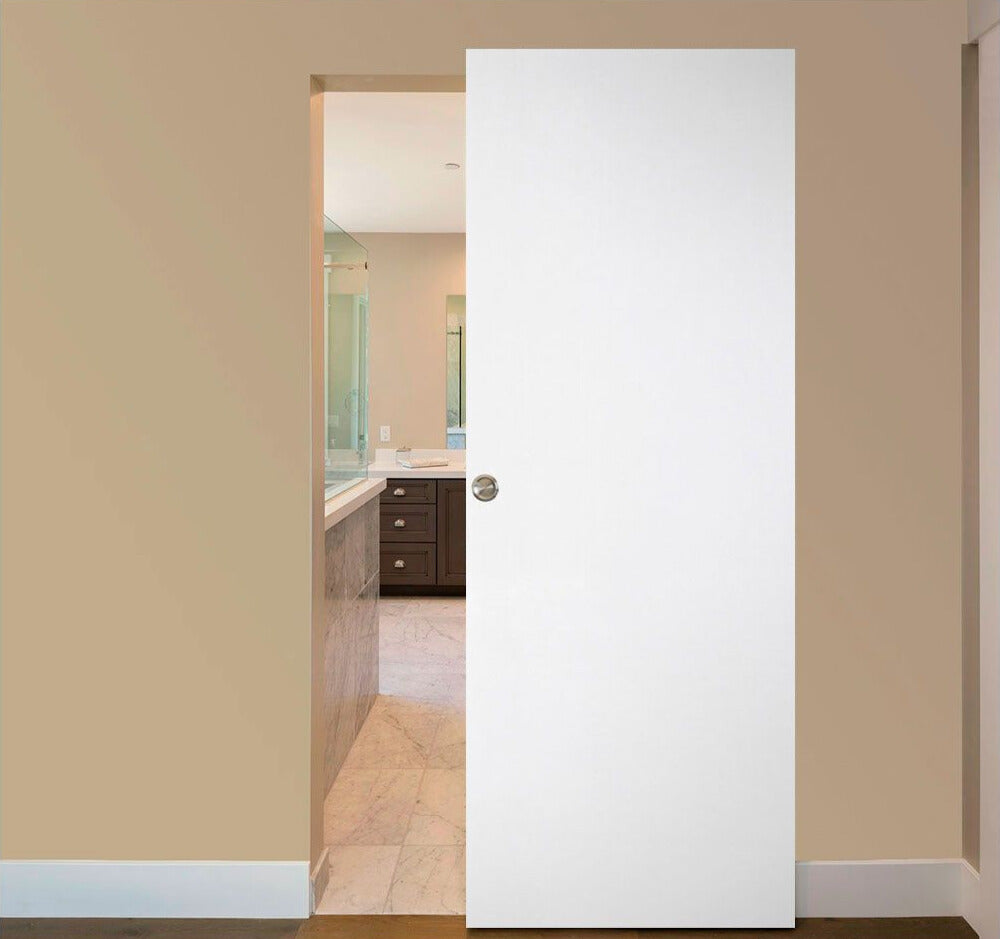 Nova Italia Flush 01 Alaskan White Laminate Interior Door | Magic Door
