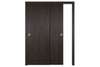 Nova Italia Flush 01 Premium Wenge Laminate Interior Door | ByPass Door | Buy Doors Online