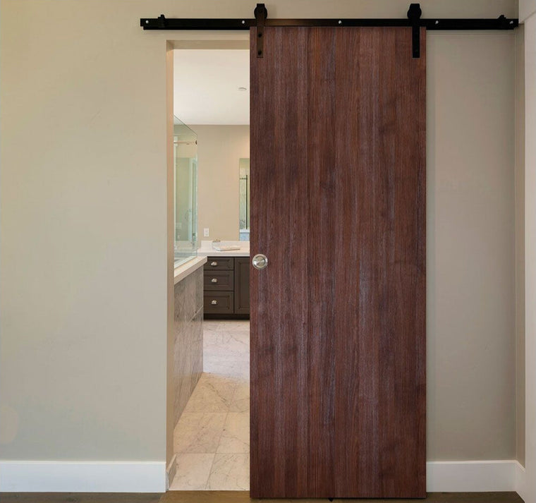 Nova Italia Flush 01 Prestige Brown Laminate Interior Door | Barn Door