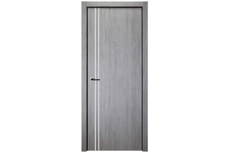Nova Italia Flush 02 Light Grey Laminate Interior Door