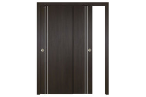 Nova Italia Flush 02 Premium Wenge Laminate Interior Door | ByPass Door | Buy Doors Online