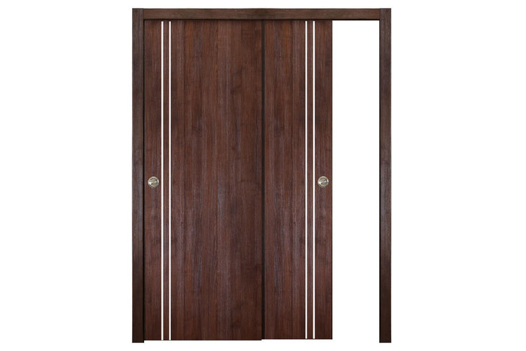Nova Italia Flush 02 Prestige Brown Laminate Interior Door | ByPass Door