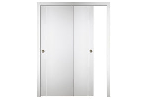 Nova Italia Flush 03 Alaskan White Laminate Interior Door | ByPass Door | Buy Doors Online