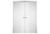 Nova Italia Flush 04 Alaskan White Laminate Interior Door | Buy Doors Online