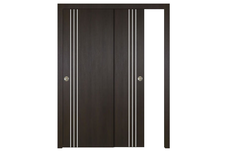 Nova Italia Flush 04 Premium Wenge Laminate Interior Door | ByPass Door
