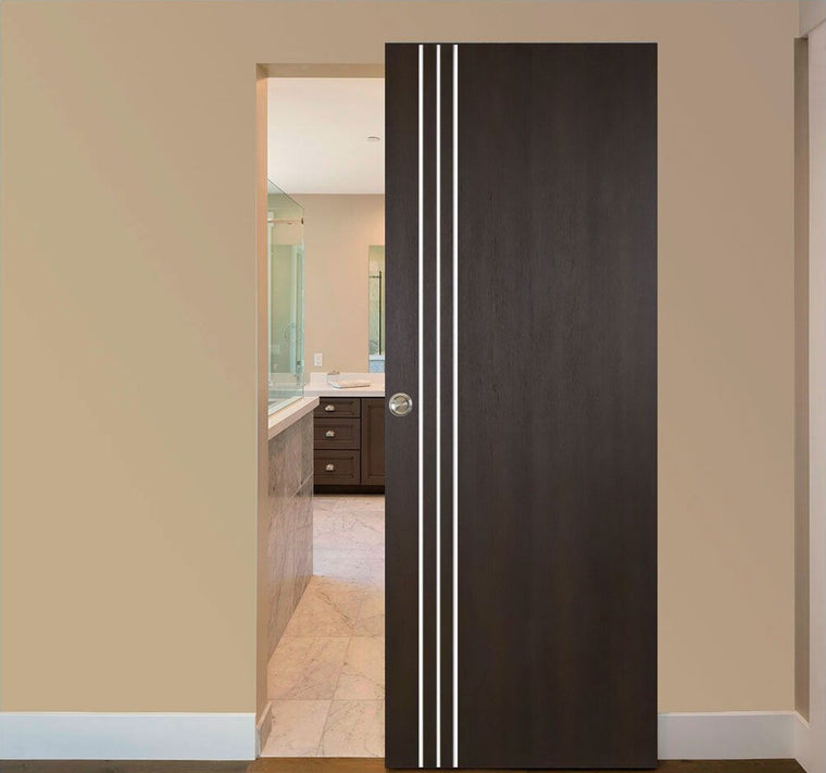 Nova Italia Flush 04 Premium Wenge Laminate Interior Door | Magic Door