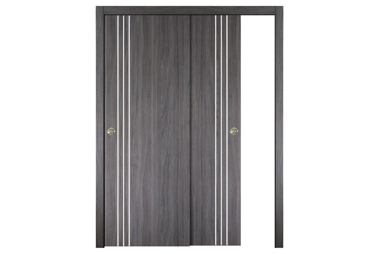 Nova Italia Flush 04 Swiss Elm Laminate Interior Door | ByPass Door