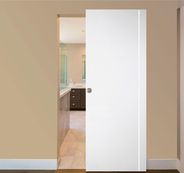 Nova Italia Flush 05 Alaskan White Laminate Interior Door | Magic Door