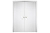 Nova Italia Flush 05 Alaskan White Laminate Interior Door | Buy Doors Online