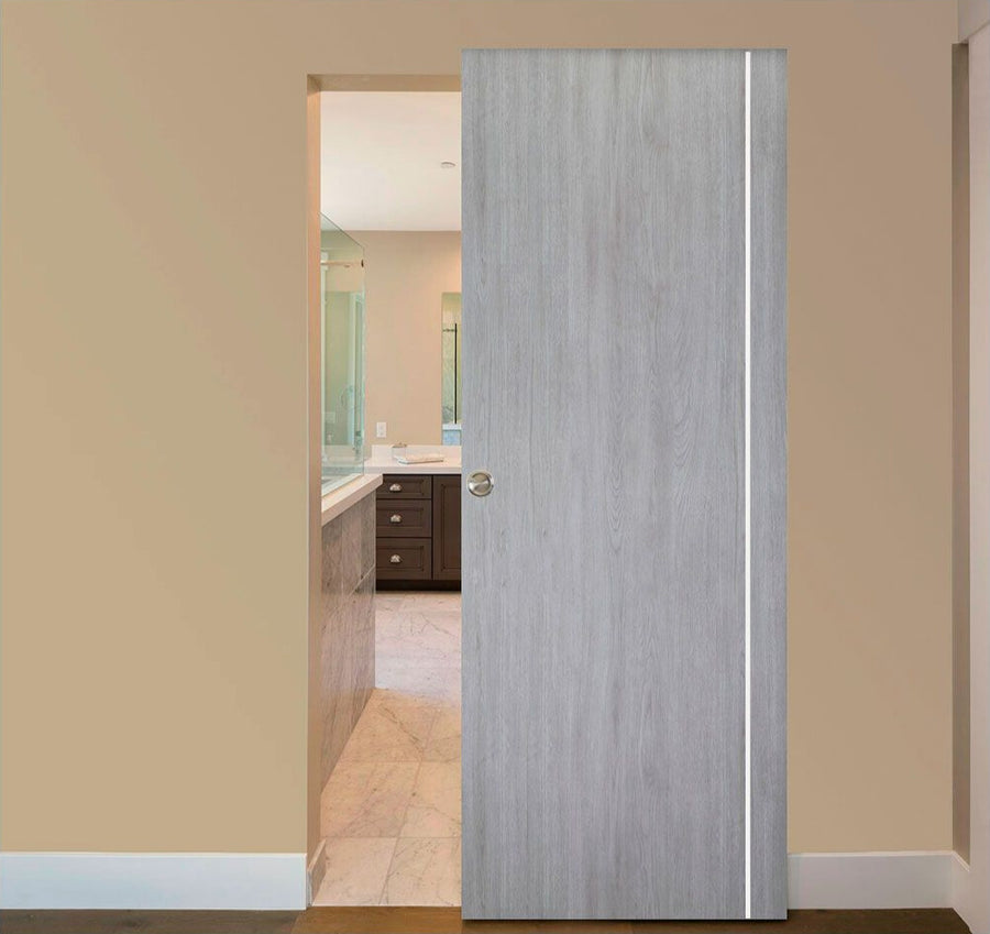 Nova Italia Flush 05 Light Grey Laminate Interior Door | Magic Door