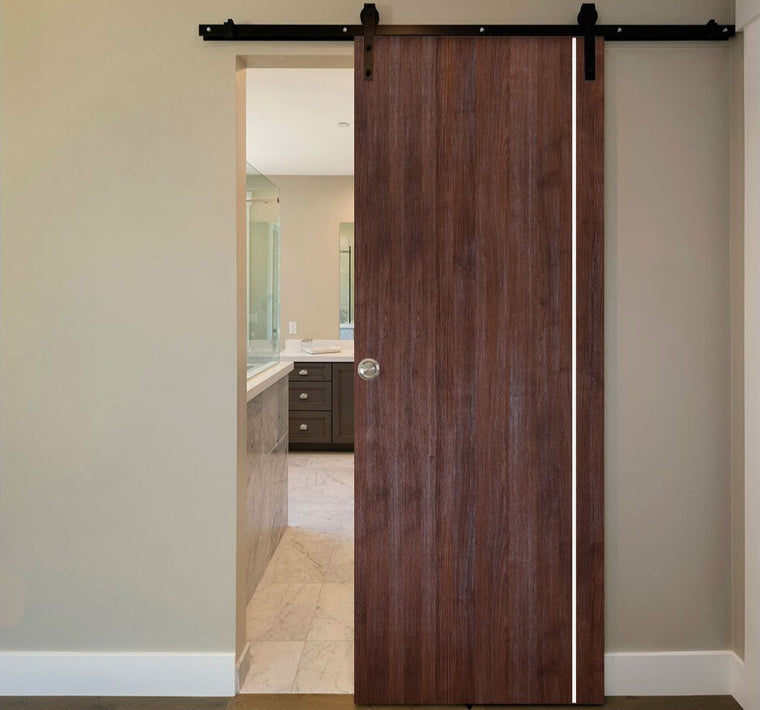 Nova Italia Flush 05 Prestige Brown Laminate Interior Door | Barn Door