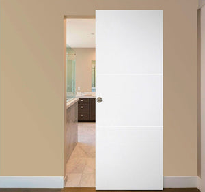 Nova Italia Flush 06 Alaskan White Laminate Interior Door | Magic Door | Buy Doors Online