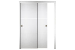 Nova Italia Flush 06 Alaskan White Laminate Interior Door | ByPass Door | Buy Doors Online