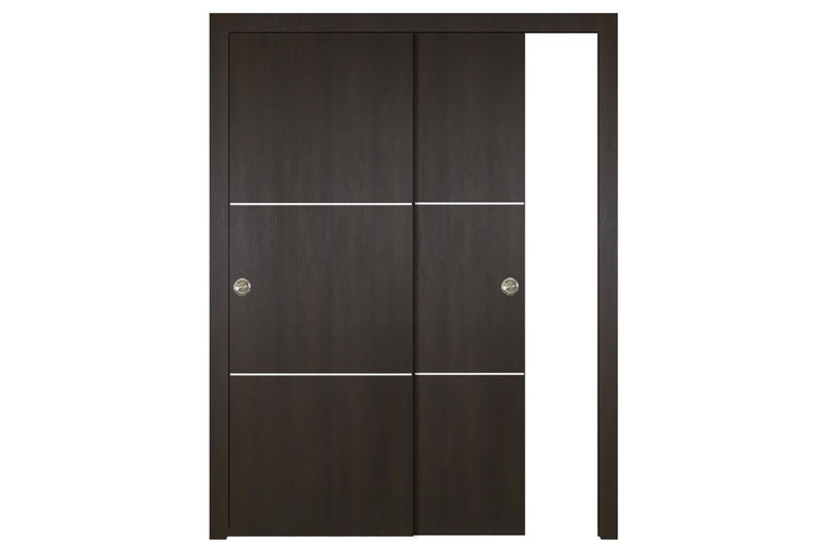 Nova Italia Flush 06 Premium Wenge Laminate Interior Door | ByPass Door