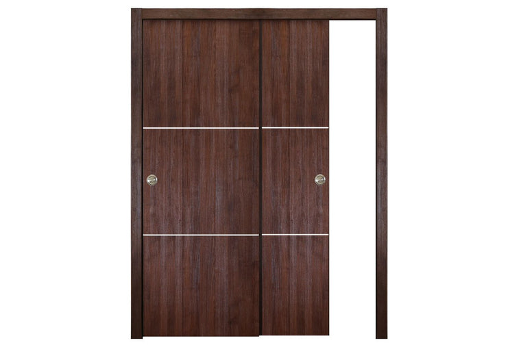 Nova Italia Flush 06 Prestige Brown Laminate Interior Door | ByPass Door