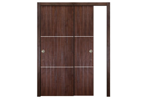 Nova Italia Flush 06 Prestige Brown Laminate Interior Door | ByPass Door | Buy Doors Online