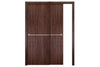 Nova Italia Flush 07 Prestige Brown Laminate Interior Door | ByPass Door | Buy Doors Online