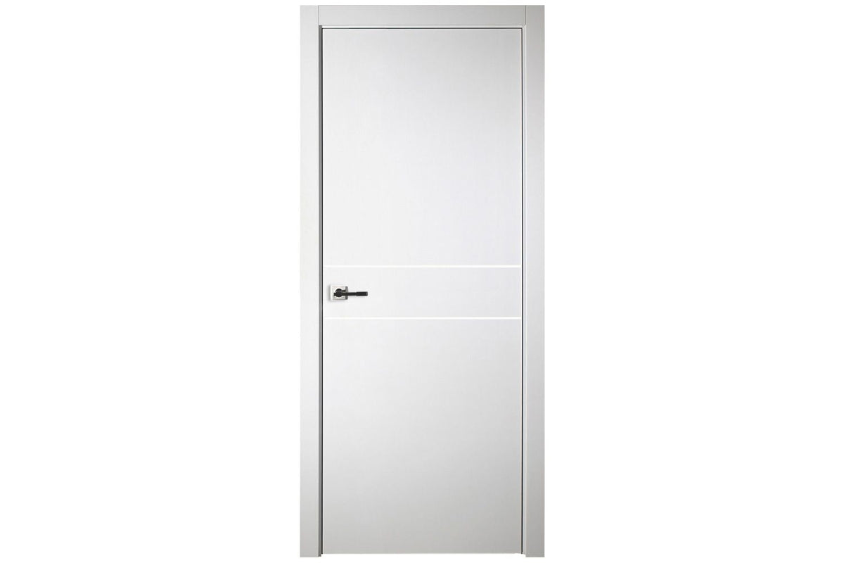 Nova Italia Flush 08 Alaskan White Laminate Interior Door