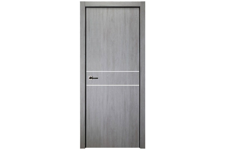 Nova Italia Flush 08 Light Grey Laminate Interior Door