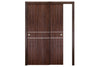 Nova Italia Flush 08 Prestige Brown Laminate Interior Door | ByPass Door | Buy Doors Online 