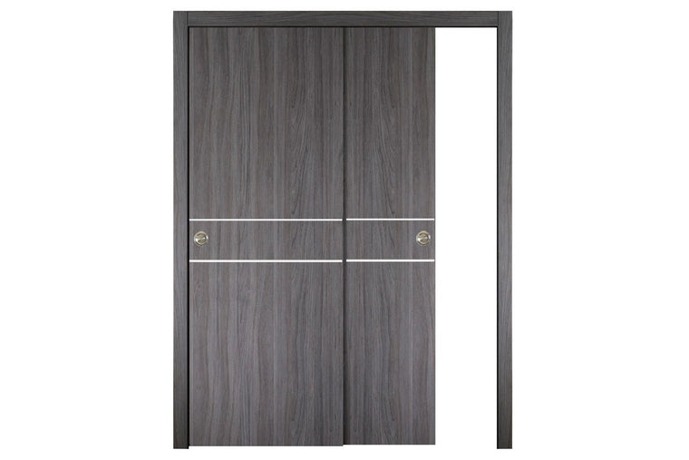 Nova Italia Flush 08 Swiss Elm Laminate Interior Door | ByPass Door