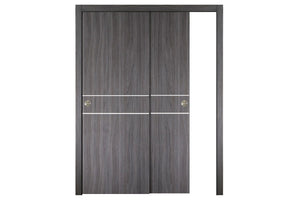 Nova Italia Flush 08 Swiss Elm Laminate Interior Door | ByPass Door | Buy Doors Online