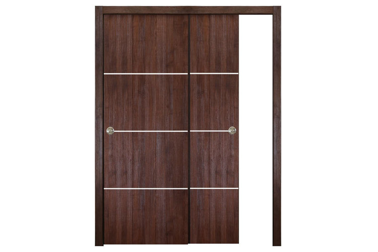 Nova Italia Flush 09 Prestige Brown Laminate Interior Door | ByPass Door