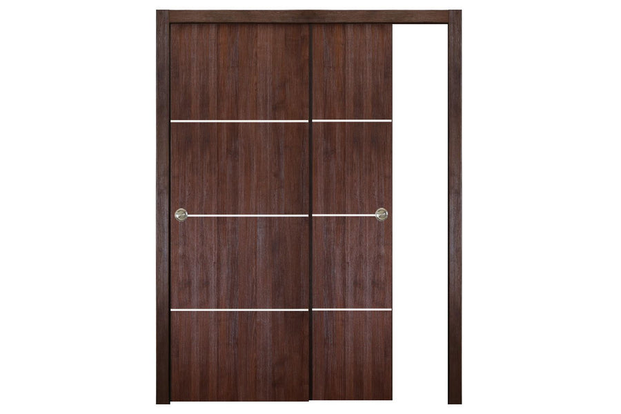 Nova Italia Flush 09 Prestige Brown Laminate Interior Door | ByPass Door