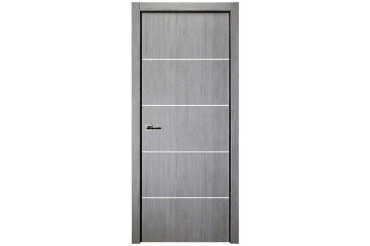 Nova Italia Flush 10 Light Grey Laminate Interior Door