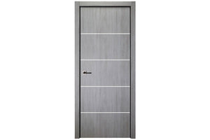 Nova Italia Flush 10 Light Grey Laminate Interior Door | Buy Doors Online