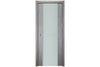 Nova Italia Vetro 1H Light Grey Laminate Interior Door | Buy Doors Online