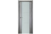  Nova Italia Vetro 2H Light Grey Laminate Interior Door | Buy Doors Online