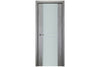 Nova Italia Vetro 2HC Light Grey Laminate Interior Door | Buy Doors Online